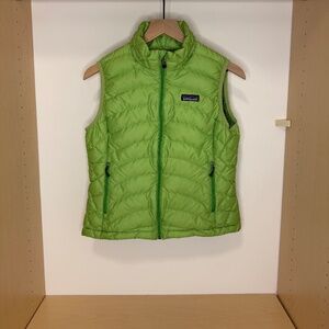 FLAWLESS Patagonia Down Sweater Vest STY84647 Green Women's Small
